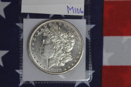 1878-CC Morgan Silver Dollar - Almost Uncirculated Condition (M106)