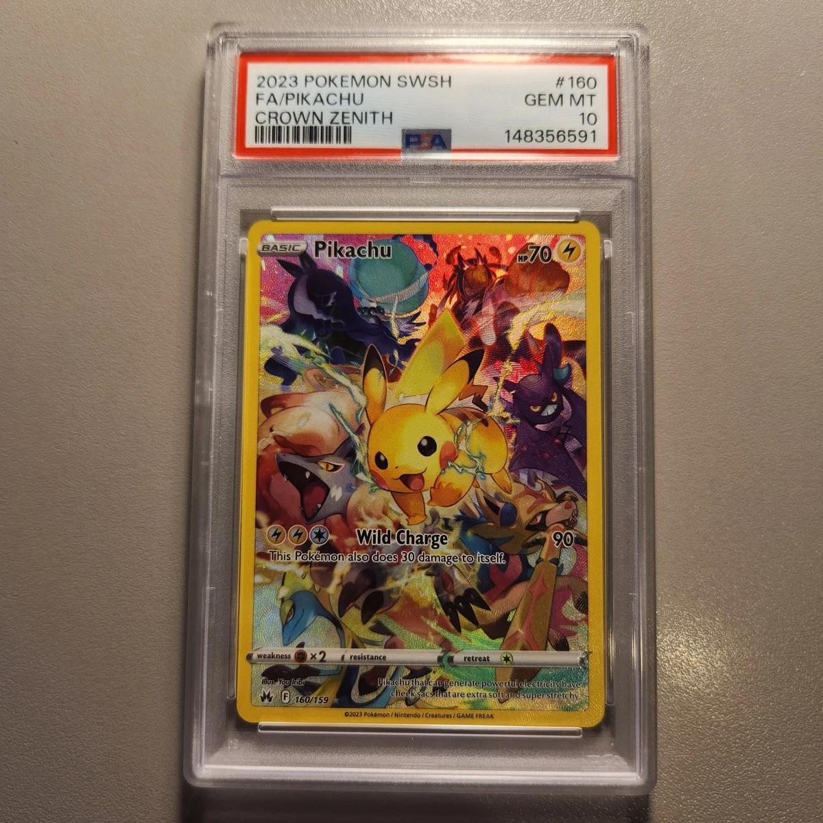 Pikachu Pokémon TCG Professional Sports Authenticator (PSA