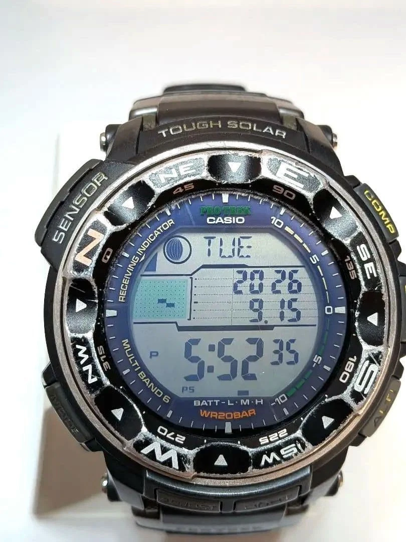 【希少】CASIO PRO TREK PRW-2500YT チタンG-SHOCK Las mejores ofertas en Relojes DE pulsera Casio PRO TREK 20 ATM | eBay