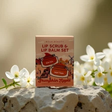 Flake-Free Glow | Pumpkin Apple Lip Care Set by NCLA Beauty – 0.84 fl oz total