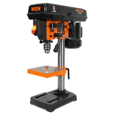 WEN 8 Inch Benchtop Drill Press 2.3 Amp 5 Speed Tabletop Power Tool