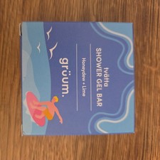 Grüum Tvatta Shower Gel Bar Honeydew Lime 35g Plastic Free Eco Friendly Summer