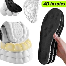 4D Cloud Sports Insoles Soft Sweat-Absorbent Running Shoe Pad For Daily Use -USA