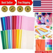 Durable and Colorfast 14x10 Inch Tissue Paper - 330 Sheets DIY & Gift Wrap