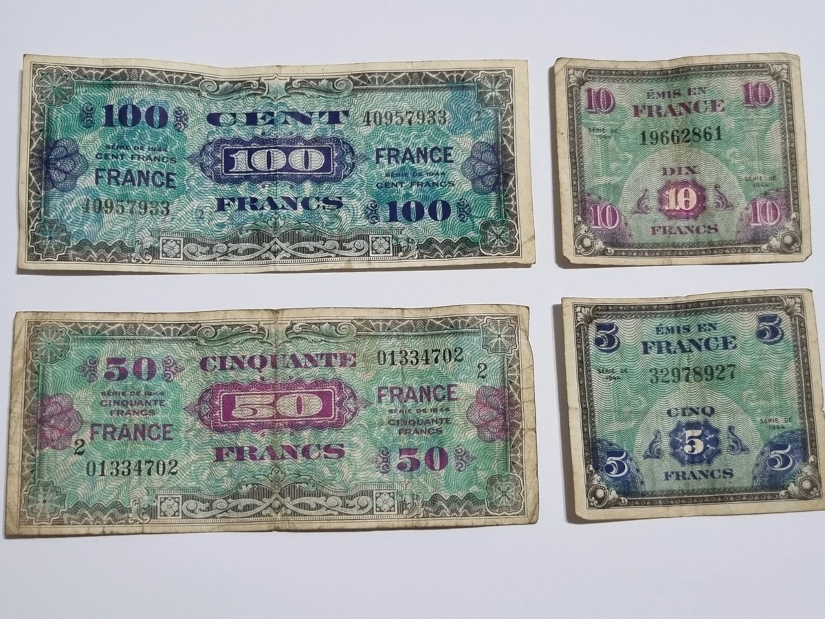 1944 年纸币法国纸币| eBay