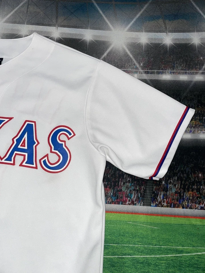 Yu Darvish #11 Texas Rangers Stitched Majestic Jersey Sz Medium Preowned White - Image 3 of 4