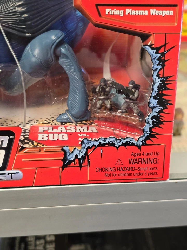 1997 Starship Troopers Action Fleet PLASMA BUG vs Levy & Trooper Galoob New - Image 2 of 4