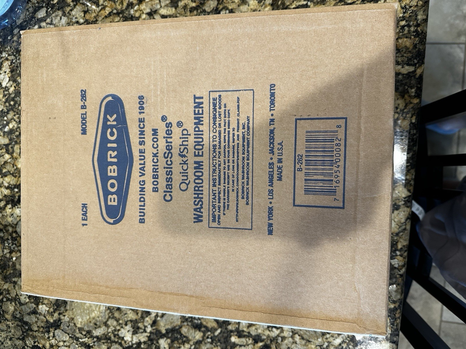 Bobrick B-262 Commercial Paper Towel Dispenser, Surface-Mounted, Stainless Steel