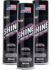 Slick Products Shine & Protectant, Long-Lasting High-Gloss Clear Coat Spray,