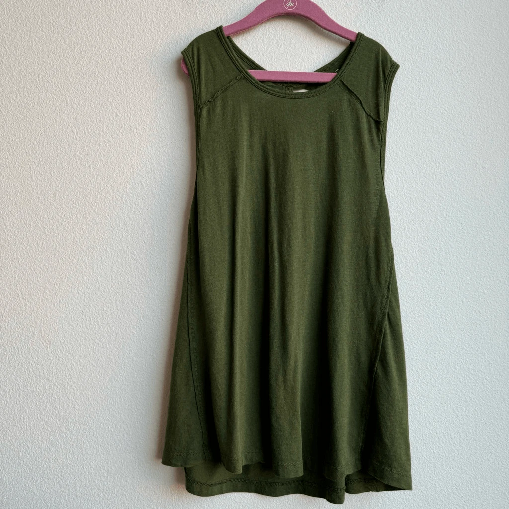 beyond-yoga sleeveless strappy relaxed loose fit tank-top