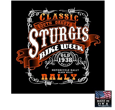 Sturgis USA RALLY BIKER Bike Week Bandana Face Mask Head Wrap Harley D Colors