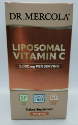 Dr. Mercola Liposomal Vitamin C 1000 mg per serving, 60 capsules
