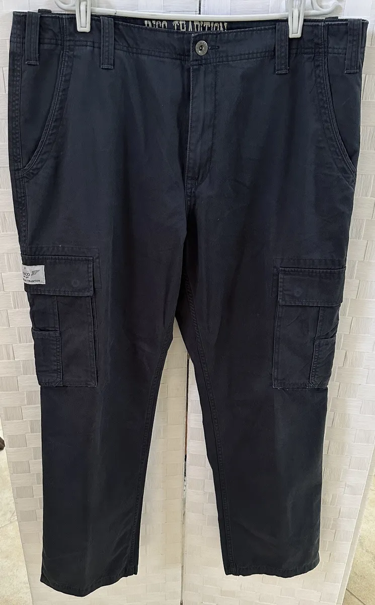 JNCO Pants Mens 40 x 34 Flat Front Solid Straight Leg Cargo 90s