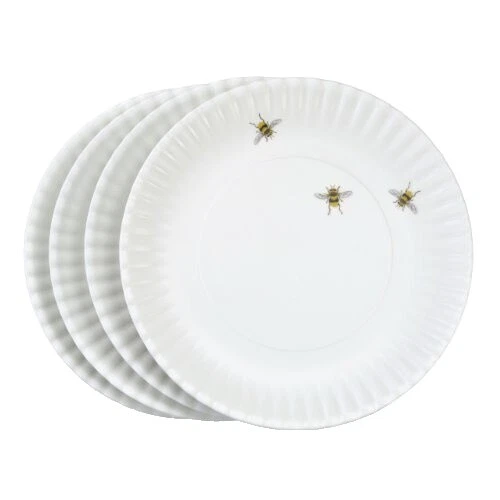 Placas Thompson blanco Plato de Comida