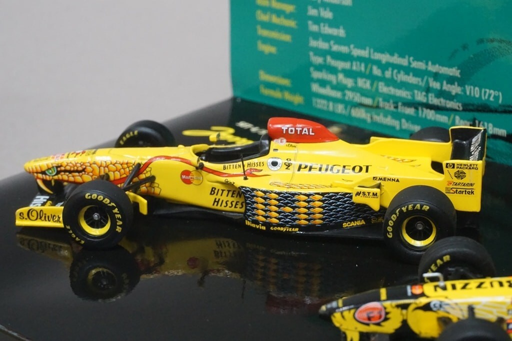 1:43 MINICHAMPS 402109798 Jordan Set 4/5 197 Peugeot 1997 1:43 MINICHAMPS 402109798 Jordan Set 4/5 197 Peugeot 1997