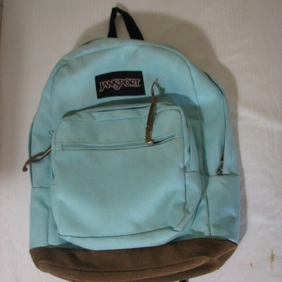 light blue jansport backpack