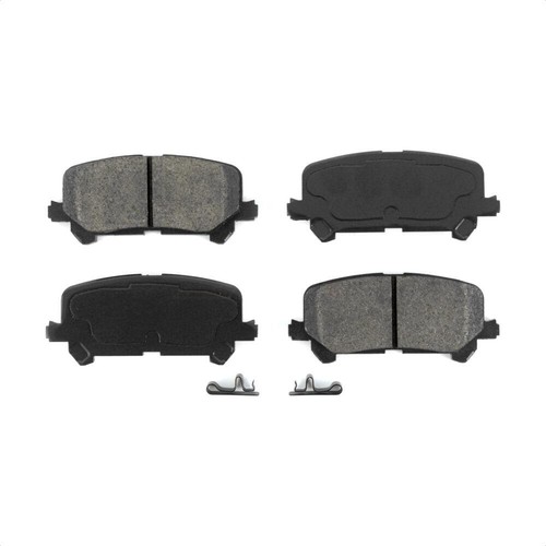 For 2014-2016 Acura MDX Front Rear Coated Disc Brake Rotor Semi-Metallic Pad Kit - Picture 6 of 14