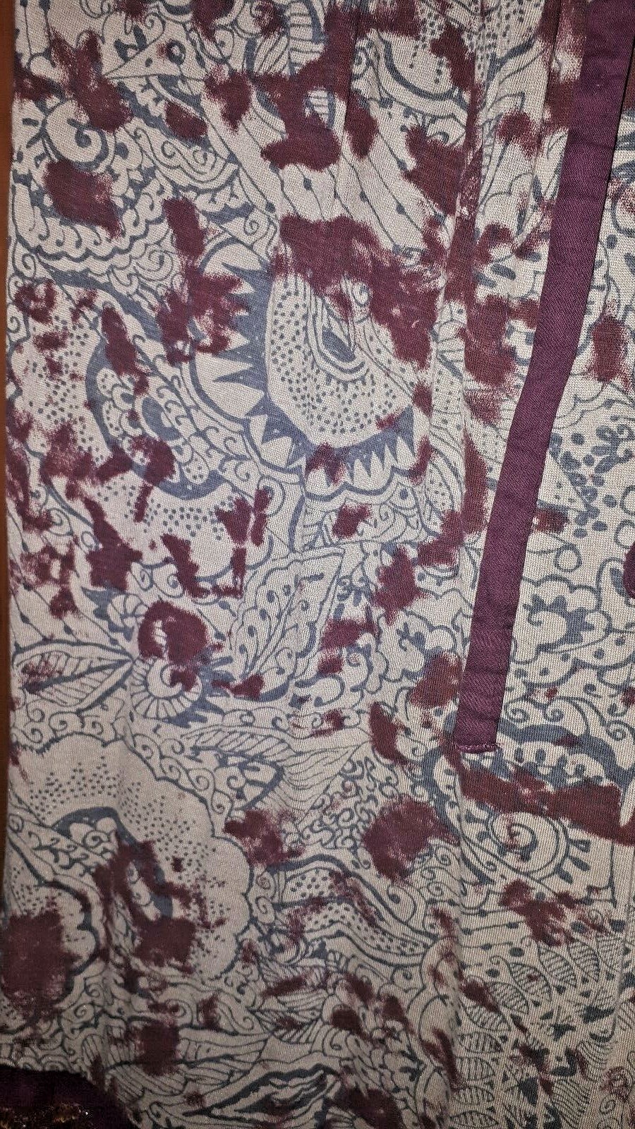 Vintage bohemian ethnic hippie gypsy festival paisley tie dye bead halter top image 8