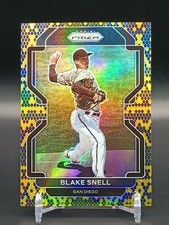 2022 Panini Prizm Baseball #171 Blake Snell Tier II Snakeskin Prizm /50 Padres