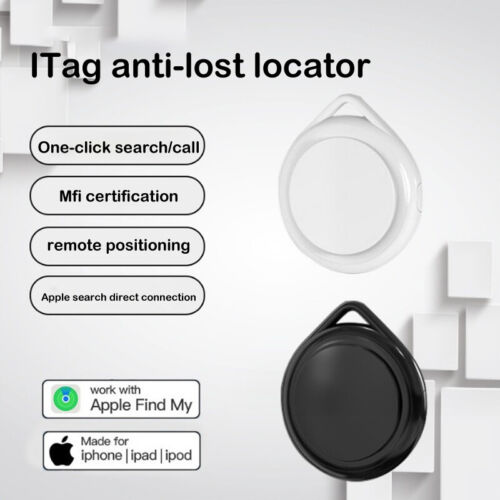 Smart Bluetooth GPS Tracker Mini Locator Anti-Lost Keychain Alarm Work - Afbeelding 1 van 18