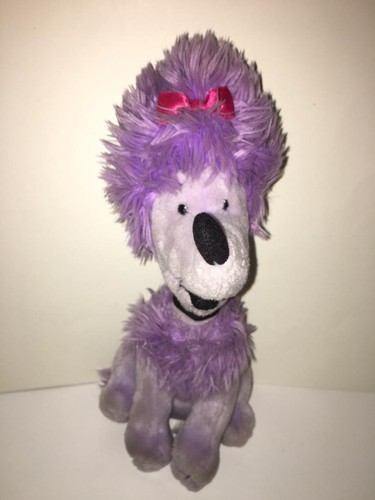 purple poodle stuffed animal