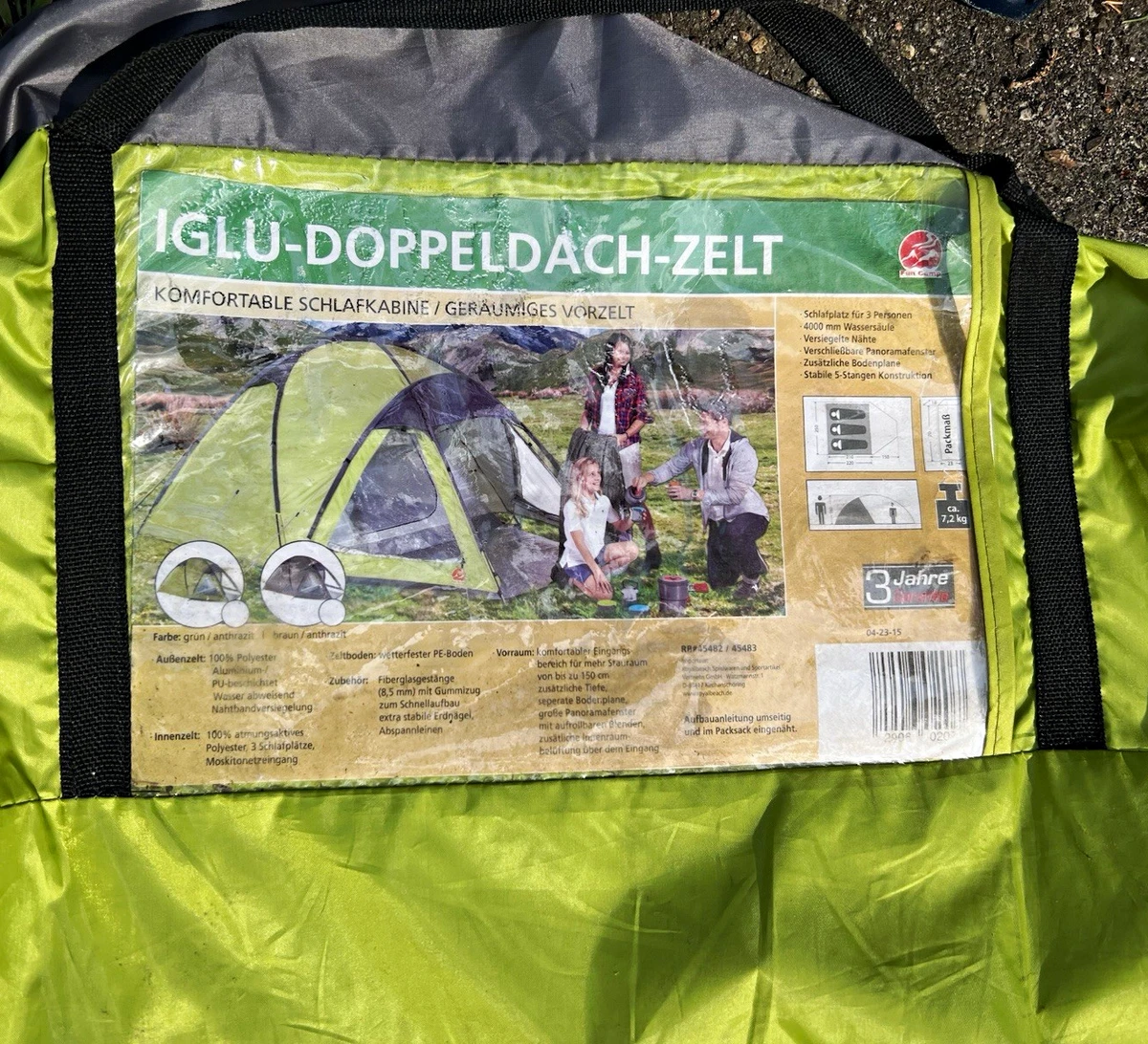 zelt innen 4 Personen (Campingplatz) BAtent How many plants can Roof Color:Blue
