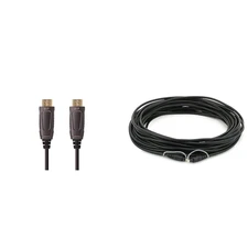 8K Ultra High Speed 49Ft HDMI 2.1 AOC Cable and 50Ft Toslink Digital Optical Aud