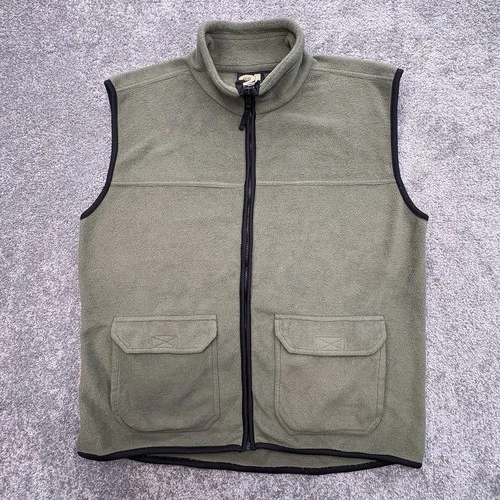 Rue 21 Guys Olive Fleece Vest – Size Large - product listing photo