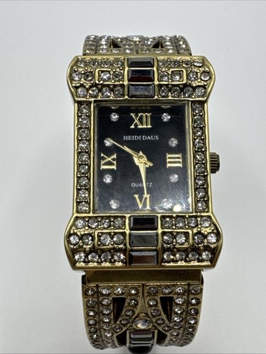 Heidi Daus Bangle Watch Black & Multicolor Crystals - 第 2/12 張圖片