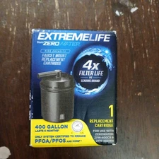 New Sealed Extreme Life Faucet Mount Replacement Filter by Zero Water 400 Gallon