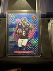 2025 Topps Finest - Rare Caleb Williams #247 Blue Checkerboard Refractor /75