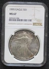 1995 American Silver Eagle MS67