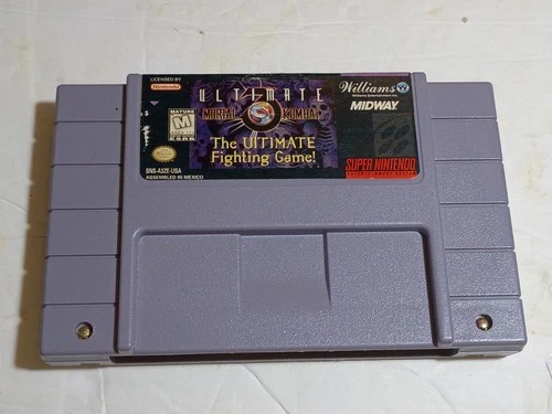 Ultimate Mortal Kombat 3 - Super Nintendo SNES Authentic Cartridge
