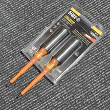 Klein Tools 33532-Ins Esd Safe Insulated Screwdriver Set Slotted/Phillips Ti