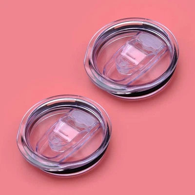 2x Cup Splash Spill Proof Resistant Slide Cover Lid for 20OZ Skinny Tumbler - Photo 1/4