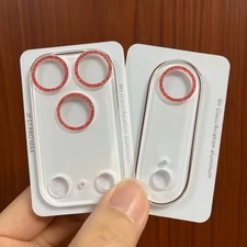 Glitter Camera Lens Protector For iPhone 17 16 15 Pro Max Glass Full Cover Film