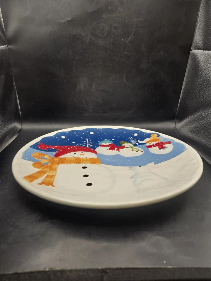 St Nicholas Square Snow Days Decorative Serving Plate - Image 2 of 4