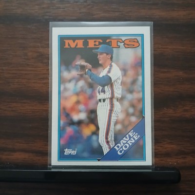 1988 Topps - David Cone #181 Error Card - Misaligned Printing