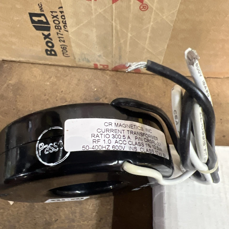 *NEW IN BOX* QUINCY Transformer Current 300 AMP, 143781-300 - Image 3 of 4