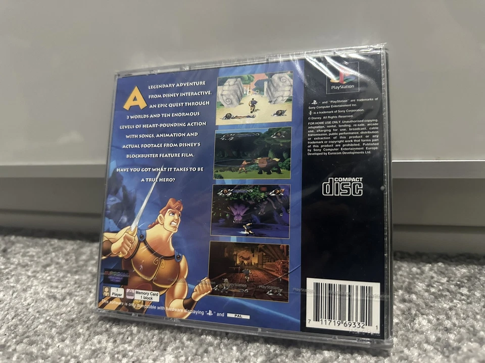 Disney's Action Game featuring Hercules PlayStation 1 PS1 new factory sealed - Image 3 of 4