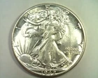 1942 WALKING LIBERTY HALF DOLLAR CHOICE ABOUT UNCIRCULATED+ CH. AU+ ORIGINAL