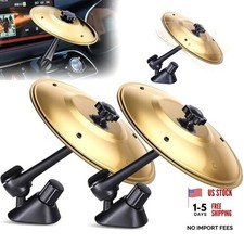 2 Pack Car Cymbal Air Vent, Cars Symbol Drum, Easy Clip-On Mini Cymbals Gold