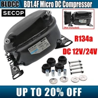 DC 12V/24V SECOP R134a BD1.4F Micro Compressors Auto Refrigerator Fridge Freezer