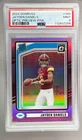 7256 Jayden Daniels 2024 Panini Donruss Pink Optic Rated Rookie Preview PSA 9