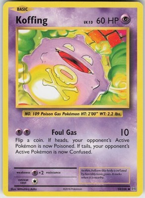 Koffing 50/108 Uncommon  XY - Evolutions