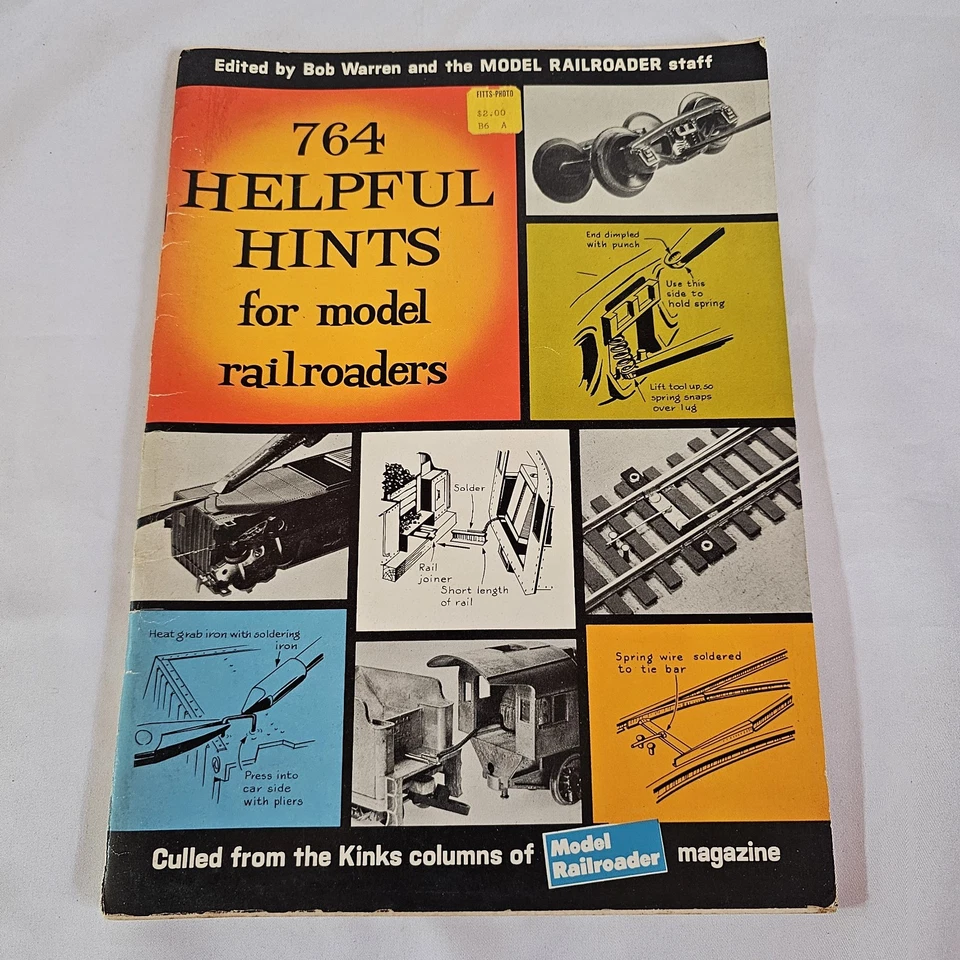 MODEL RAILROADING - Lot of 6 Various Vintage Railroad Magazines - Good Condition - Image 3 of 4