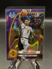 2024-25 Bowman Chrome U Purple Lava #66 Tamin Lipsey Iowa State Cyclones