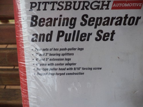 Pittsburgh Automotive 62593 Bearing Separator & Puller Set Mechanic Farm Equip - Foto 2 di 4