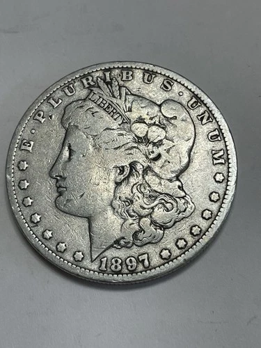 1897 O Morgan Silver Dollar Very Good