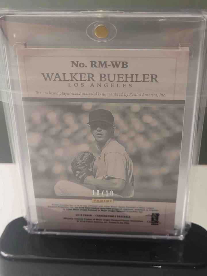 2018 帕尼尼编年史 #RM-WB Walker Buehler #RM-WB 储备材料 10/10 — 第 2/2 张图片